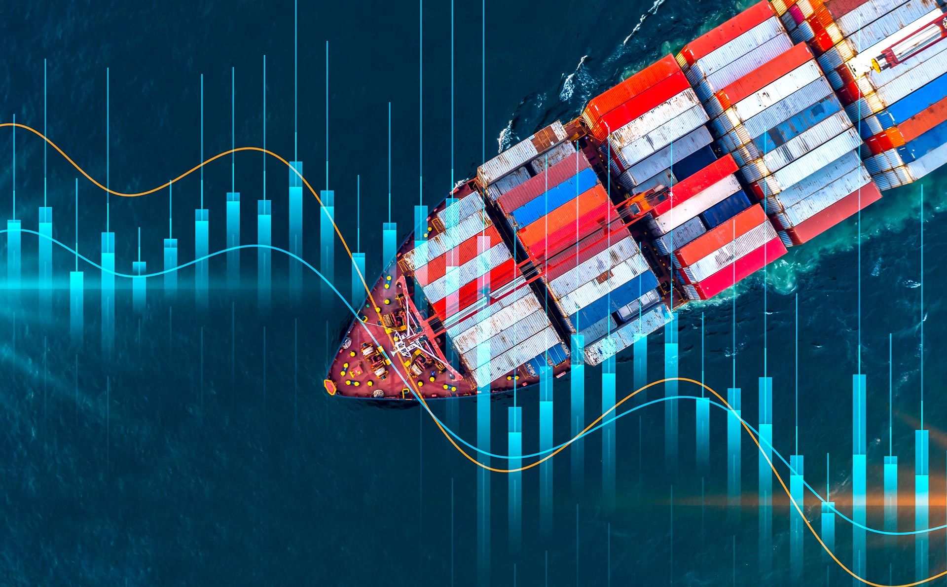 Cargo ship transporting export containers, symbolizing South Africa US trade relations